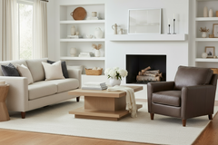 Ellis Transitional Classic Leather Club Chair