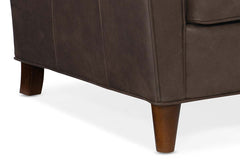 Ellis Transitional Classic Leather Club Chair
