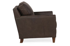 Ellis Transitional Classic Leather Club Chair