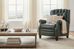 Ernest Portal "Quick Ship" Button Tufted Pillow Back Recliner