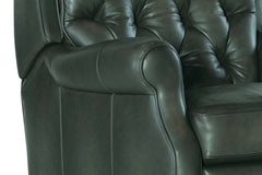 Ernest Portal "Quick Ship" Button Tufted Pillow Back Recliner