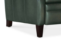 Ernest Portal "Quick Ship" Button Tufted Pillow Back Recliner