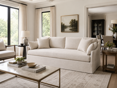 Maisie 95 Inch "Quick Ship" Sloping Track Arm Sofa