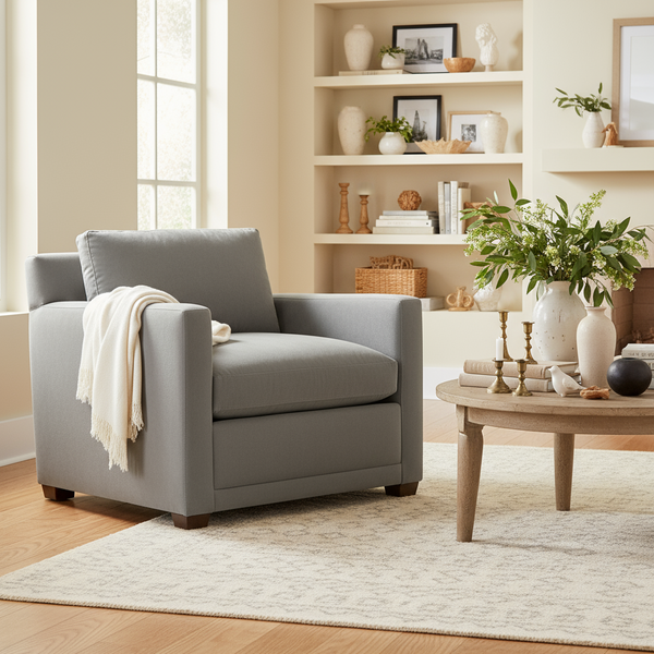 Donna Fabric Track Arm Collection