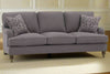 Image of Kristen 86 Inch Upholstered English Arm Three Seat Sofa