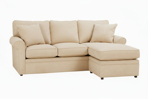 Kyle Apartment Sized Sectional Sleeper Sofa With Reversible Chaise Lounge
