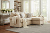 Image of Kyle Apartment Sized Sectional Sleeper Sofa With Reversible Chaise Lounge