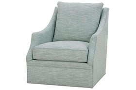 Darcy 360 Degree SWIVEL/GLIDER Fabric Accent Chair