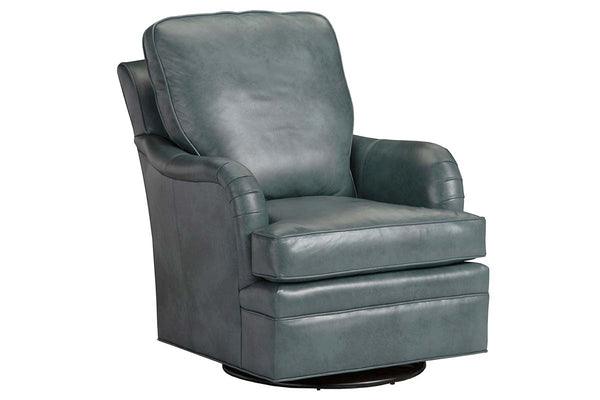 Felicity Leather SWIVEL/GLIDER Accent Chair