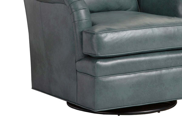 Felicity Leather SWIVEL/GLIDER Accent Chair