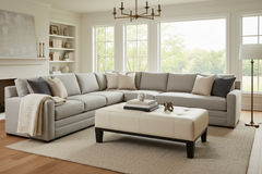 Felix 51 Inch Long Contemporary Leather Cocktail Bench Coffee Table Ottoman