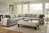 Felix 51 Inch Long Contemporary Leather Cocktail Bench Coffee Table Ottoman