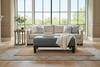Felix 51 Inch Long Contemporary Leather Cocktail Bench Coffee Table Ottoman