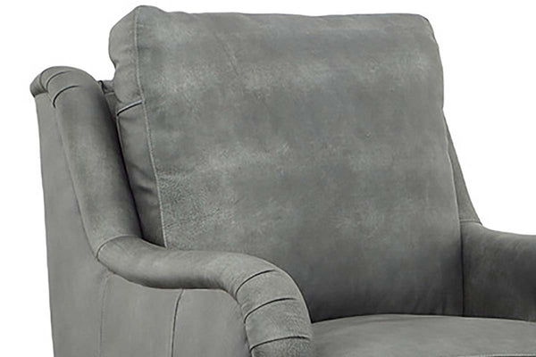 Francis Power Reclining Wall Hugger Leather Club Chair