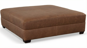 Gaines "Ready To Ship" 48 Inch Square Leather Ottoman With Storage (Photo For Style Only)