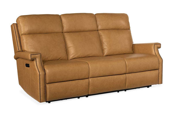 Galina Coin 80 Inch "Quick Ship" ZERO GRAVITY Wall Hugger Power Leather Reclining Sofa