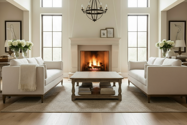 Georgia 86 Inch Single Bench Seat Sofa