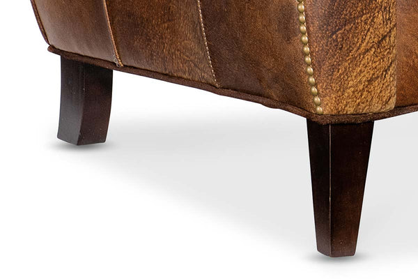 Giovanni Leather Accent Club Chair