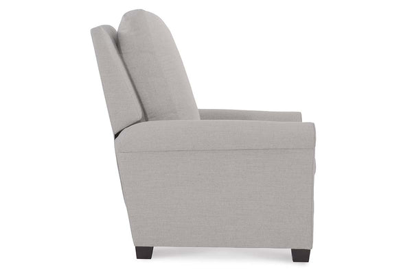 Graceyn Fabric Pillow Back Recliner Chair With Rolled Arms
