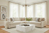 Image of Grady "Quick Ship" Three Piece Bench Cushion Pillow Back Sectional (As Configured)