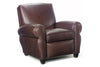 Image of Grady Leather Moustache Back Reclining Chair