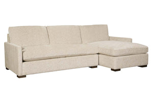 Grady "Quick Ship" Two Piece Bench Seat Modern Pillow Back Sectional -Version 1