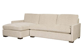 Grady "Quick Ship" Two Piece Bench Seat Modern Pillow Back Sectional -Version 2