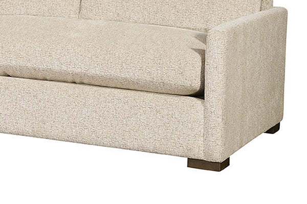 Grady "Quick Ship" Two Piece Bench Seat Modern Pillow Back Sectional -Version 1