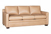 Image of Hadley Contemporary Track Arm Leather Sofa Collection