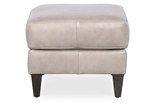 Halifax Leather Ottoman