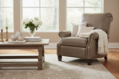 Hanover "BIG MAN" Pillow Back Leather Recliner - Relax In Oversized Comfort