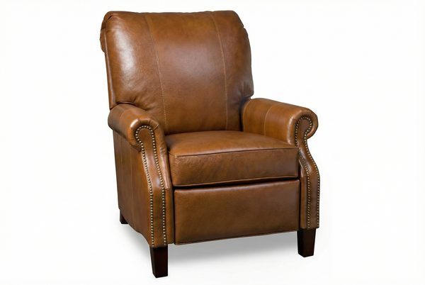Hanover "Ready To Ship" Leather Recliner (Photo For Style Only)