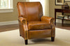 Image of Hanover "BIG MAN" Pillow Back Leather Recliner - Relax In Oversized Comfort