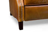 Image of Hanover Leather Recliner With Nailhead Trim