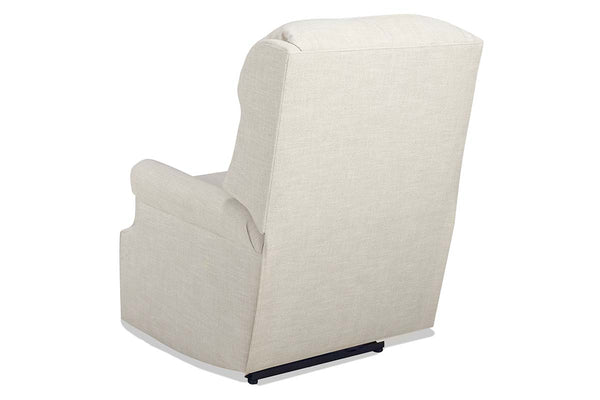 Harlan Bustle Back Fabric Recliner Chair With Inset Rolled Arms