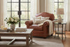 Image of Harmon "Ready To Ship" Leather Club Chair And Ottoman Set (Photo For Style Only)