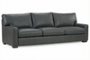 Image of Harrison XL 100 Inch Grand Scale Contemporary Deep Seat Leather Sofa