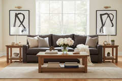 Harrison 91 Inch Contemporary Grand Scale Deep Seat Leather Sofa