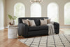Image of Hayden 81 Inch Contemporary Leather Sofa