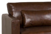 Image of Haywood 84 Inch Modern Small Leather Sofa