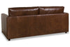 Image of Haywood 84 Inch Modern Small Leather Sofa