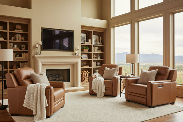 Herman Spice "Quick Ship" 3-Way Power Wall Hugger Recliner