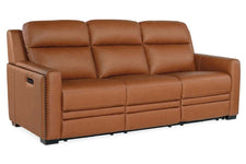 Herman Spice "Quick Ship" Power Reclining Wall Hugger Leather Living Room Furniture Collection
