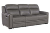 Image of Herman Shale 88 Inch "Quick Ship" Wall Hugger 3-Way Power Leather Reclining Sofa