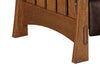 Image of Highland White Oak Mission Style Reclining Leather Seating Collection