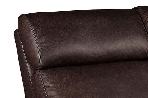 Highland White Oak Mission Style Reclining Leather Seating Collection