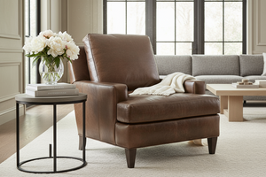 Holden Contemporary Leather Club Chair