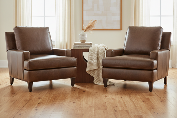 Holden Contemporary Leather Club Chair