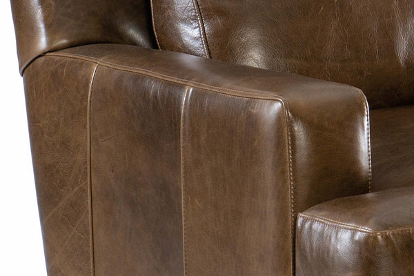 Holden Contemporary Leather Club Chair