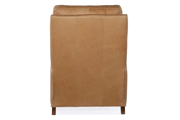 Holden Tall Track Arm Leather Pillow Back Recliner Chair